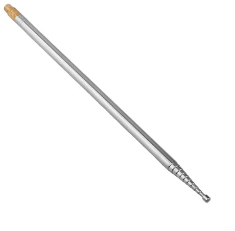 HpLive 2,5 m Edelstahl-Teleskopantenne, Peitschenantenne für PAC12 JPC-7 DIY Kurzwellenantenne Radio für TV, Radio, elektrisches Spielzeug(1PCS)