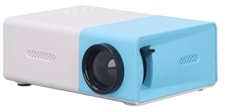 Mini -Projektor, 1080p HD Eingebaute Lautsprecher Videoprojektor Diffuse Reflexion Bildgebung Tragbarer Projektor für Outdoor Home Game Movie