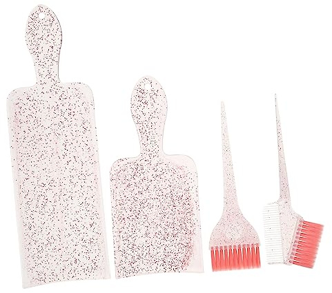 Haarfärbeset mit Strähnchenpinsel und Kamm, 1 Satz Rosa