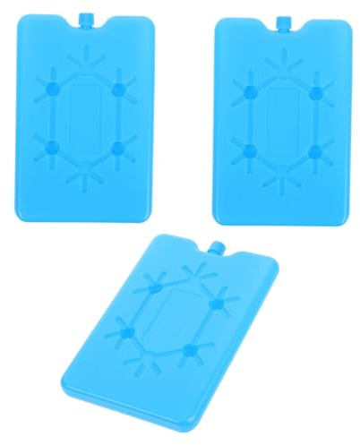 DOITOOL 3 piezas Acumuladores de Frío Reutilizables para Loncheras y Bolsas Isotérmicas Bloques Congeladores Compactos y Portátiles para Picnic Camping y Actividades al Aire