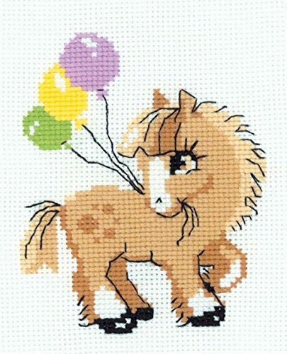 Riolis Stickbildset Kreuzstich Pony, Zählmuster