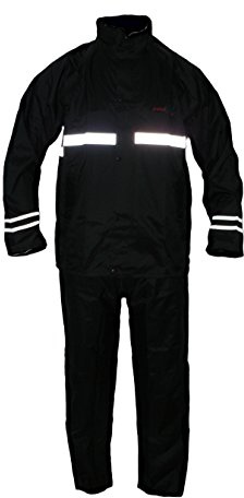 Protectwear Impermeabile Moto Tuta Antipioggia, Nero, Taglia 2XL