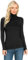 Candid Styles Womens Ladies Polo Roll Neck Long Sleeve Turtle Neck Plain Jumper Top 8 26, 20-22 Black