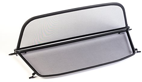GermanTuningParts Déflecteur de Vent pour BMW 2 F23 (à partir du 2014) - Pliable - avec Fermeture Rapide - Noir | Filet Anti-Remous Coupe | Déflecteur d'air