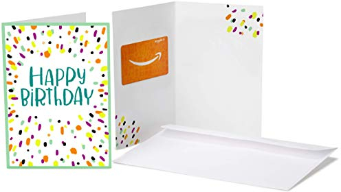 Amazon.de Gutschein in Grußkarte (Geburtstagskonfetti)