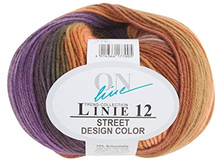 Online Handstrickgarn, 75% Schurwolle (Merino), 25% Polyamid, Farbe 116, OneSize