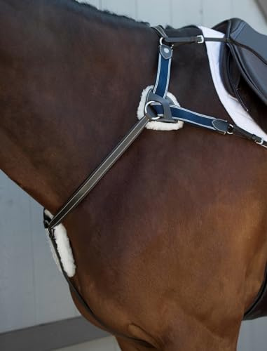 Suffolk 5-Point Breastplate, Color: Brown, Size: Horse