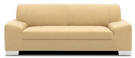 DOMO. collection Sofa Alisson, 3er Couch, 3-Sitzer, 3er Garnitur, Polstergarnitur 199 x 83 x 75 cm (BxTxH), in beige