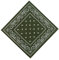 Trimming Shop Baumwolle Unisex Bandana Stirnband Schal Breite Kopf Wrap Multifunktionstuch für Armband Kopfbedeckung Raves Reiten Wandern Radfahren Outdoor-Aktivitäten 54cm, olivgrün, 6 5/8