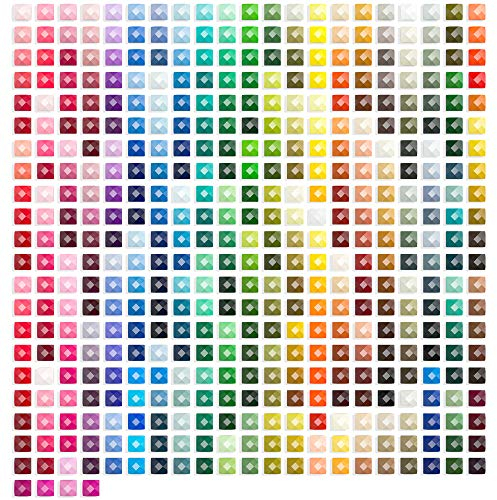 ARTDOT Diamond Painting Accessoires 445 Couleur Square Drills Pour Diamond Painting Personnalisé Painting Diamond Art Kit Diamond Accessoire