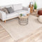 FRAAI | Home & Living Wollteppich - Feline Weiß Wolle - Flachgewebe - Einfarbig - Modern, Skandinavisch - Wohnzimmer, Esszimmer, Schlafzimmer - Carpet