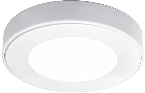 SOTECH Domus Line LED-Strahler RIO D-MOTION (12V, 3W, 2700–5500 K, Micro12, weiß matt, Ring gerade) Aufbaustrahler