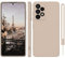 ORDA für Samsung Galaxy A52 Hülle Silikon Case, Hanyhülle für Samsung A52s 5G Case Dünn mit Microfiber, Kameraschutz und Bildschirmschutz, Hülle für Samsung Galaxy A52 5G/4G Khaki
