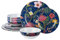 Waterside - 12 Piece Tropical Melamine Plastic Dinner Set