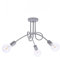 Light-Home Edison Deckenbeleuchtung Lampen Deckenlampen - Deckenlampe Industrial für Wohnzimmer Schlafzimmer und Esszimmer aus Metall - Pendelleuchte 3-Flammig - Zement