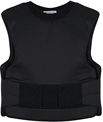 SafeGuard Clothing CoolMAX Bullet Proof Level II + Stab Level 1 Covert Vest - Black