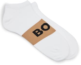 BOSS Herren 2p Logo Cc ANKLE_SOCKS, Natural101, 39-42 EU