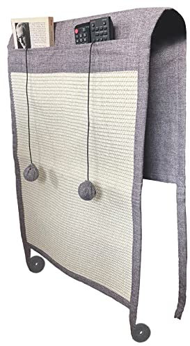 TREKAM Rascador para Gatos con Pelotas elásticas de Juguete y Bolsillos - Protector Sofa Gatos arañazo - afilador de uñas de sisal Natural para Tus Gatitos - arañador Que Protege Todo Tipo de Muebles
