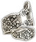 OIDIMS Vintage Blumen Löffel Ringe Versprechen Hochzeit Verlobung Statement Boho Kreise Rose Blume Cluster Finger Offener Ring Verstellbar Ausziehbar Wickelbänder für Damen Herren Retro Schmuck