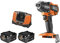 Boulonneuse à chocs 18V BRUSHLESS, 785 Nm, 2 batt. Pro lithium 4,0 Ah HD, 1/2''