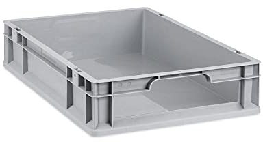 PROREGAL Eurobox NextGen Store | HxBxT 12x40x60cm | 23 Liter | Front offen | Eurobehälter, Transportbox, Transportbehälter, Stapelbehälter