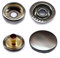 15mm Schwarz Druckknöpfe, Metall Nähzubehör Buttons Knöpfe zum Annähen Jessey Snaps für DIY Basteln Stoff, Kleidung Taschen