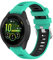 Yikamosi Compatible avec Garmin Forerunner 265S Bracelets pour Femmes,Double Couleur libération Rapide Silicone Souple Fermoir en Acier Inoxydable Remplacement Band pour Forerunner 265S,Menthe/Noir