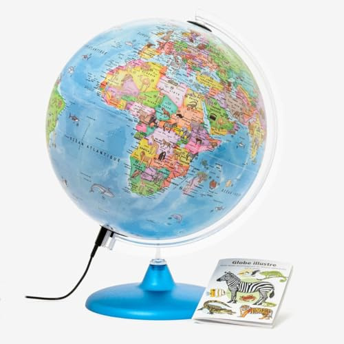 Oxybul | Globe illustré lumineux | 6 ans et plus