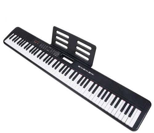 88 Keys Piano Musical Keyboard Professional Digital Electronic Organ Synthesizer Music Instruments Portable Electronic Keyboards (Color : With Bluetooth)