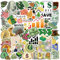 Bric Dodo 50 Stück Geld Aufkleber Auto Laptop Telefon Gitarre Skateboard Motorrad Fahrrad Dollar Stickers Set Vinyl Wasserdicht Aesthetic Aufkleber für Jugendliche Kinder Erwachsene