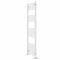 Warmehaus Contemporary Curved Bathroom Heated Towel Rail Radiator Rad 1800 x 600mm - White