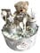 Windeltorte - Kuscheltiere - Geschenk, Babyparty, Geburt, Taufe, Babygeschenk (Grau)