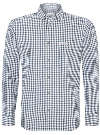 Stockerpoint Trachtenhemd Campos3 Chemise, Bleu Marine, L Hommes