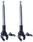 Pesoncarl Camping -Flagge Pole, 2pcs Teleskopflag