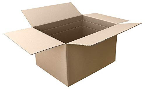 VEPATIM 6 Faltkarton 800x600x(400)-600mm (Außenmaß) mit variabler Höhe 2-wellig braun