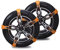 Cadenas Nieve para op𝐞l Cascada Convertible,Mejora la tracción y la seguridad del vehículo en carreteras resbaladizas como hielo,nieve,barro,etc.Fácil de almacenar.10piezas