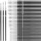 cobee 60 Pcs Detail Paint Brushes, Fine Tip Paint By Number Brushes With 3 Size #0#00#000, Micro Paint Brushes For Model Crafts Acrylic Miniature Painting(Black)