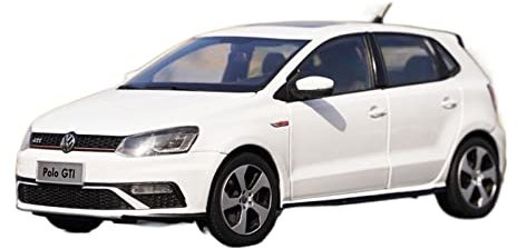 1 18 Passend Für Volkswagen Polo GTI 2015 Weißes Fahrzeug Druckgusslegierung Simulation Modellauto Desktop Druckgussmodelle Motorfahrzeuge