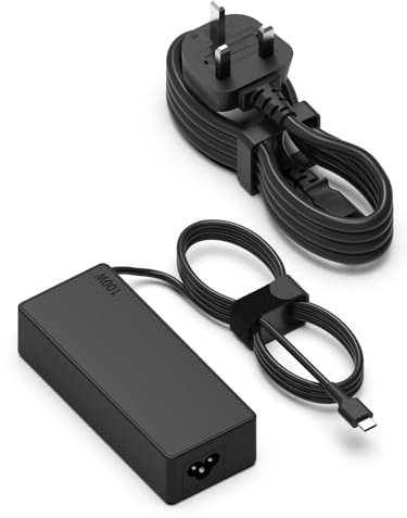 Haiyistar 100W USB C Universal Laptop Charger, Charging for Lenovo ThinkPad, Dell XPS, HP Chromebook, Asus ROG Ally, MacBook Pro/Air, Huawei, Steam Deck, Chromebook Computer and All USB-C Devices