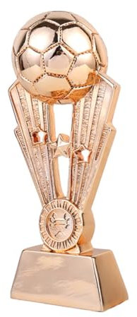 TOYANDONA Calcio Resina Placcata Coppa Premio per Scuola e Ufficio Bronzo per Sportivi