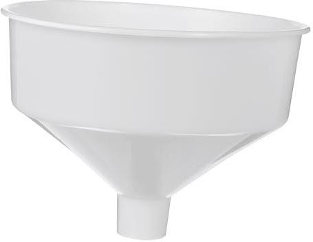 Large Plastic Funnel for Oil and Beverage Spill Prevention | Beer Funnel, Food Grade Wide Application, Simple Generous Style for Kitchen Pouring