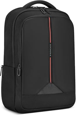 RONCATO CLAYTON Zaino da lavoro porta PC 15.6-44x31x15 cm - Nero/Rosso
