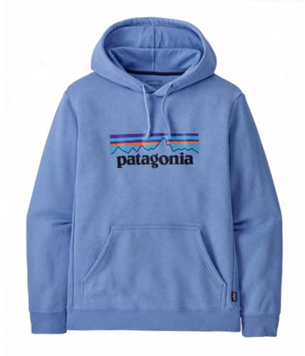 Patagonia Felpa con Cappuccio con Logo M P-6, XL, Abundant Blue