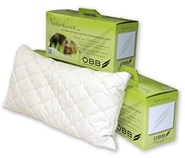 OBB BeRelaxed Naturkissen Dinkel mit Rei? Verschluss 40x60cm