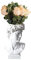 Vigcebit Vase Kopf, Weiß Vase Modern, David Statue Blumenvase, Harz Kopf Zement Pflanzer, Vase Stift Halter Schmuckhalter Für Wohnzimmer Haus Dekoration