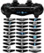 eXtremeRate 30 Stücke Stickers Light Bar Decal Aufkleber Sticker Skin Licht Bar Abziehbild kompatibel mit ps4 Slim Pro Controller