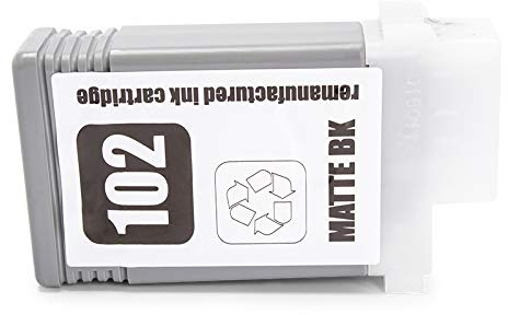 Druckerpatrone kompatibel zu Canon PFI-102MBK Matt-Schwarz für imagePROGRAF IPF 510 500 600 605 610 650 655 700 710 720 750 755 760 765 MFP M40 LP17 LP24
