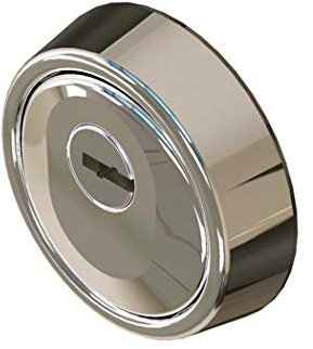 ESCUDO SEGURIDAD HOPLON BICAPA PLATA PUERTA MADERA