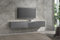 Wuun® TV Lowboard TV Board hängend I 100cm-280cm I Hängeschrank Wohnwand/Somero I Schwarz-Matt/Grau-Hochglanz I 160cm