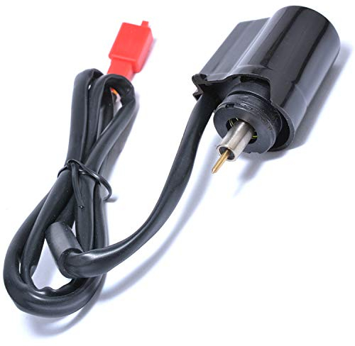 Easyboost Choke Elektrostarter Universal Stecker Rot für Dell'Orto PHVA Vergaser für Peugeot Trekker Speedfight Kymco Piaggio Zip Runner NRG Aerox Jog-R und 4 Takter GY6 50cc 125cc 139QMA-QMB